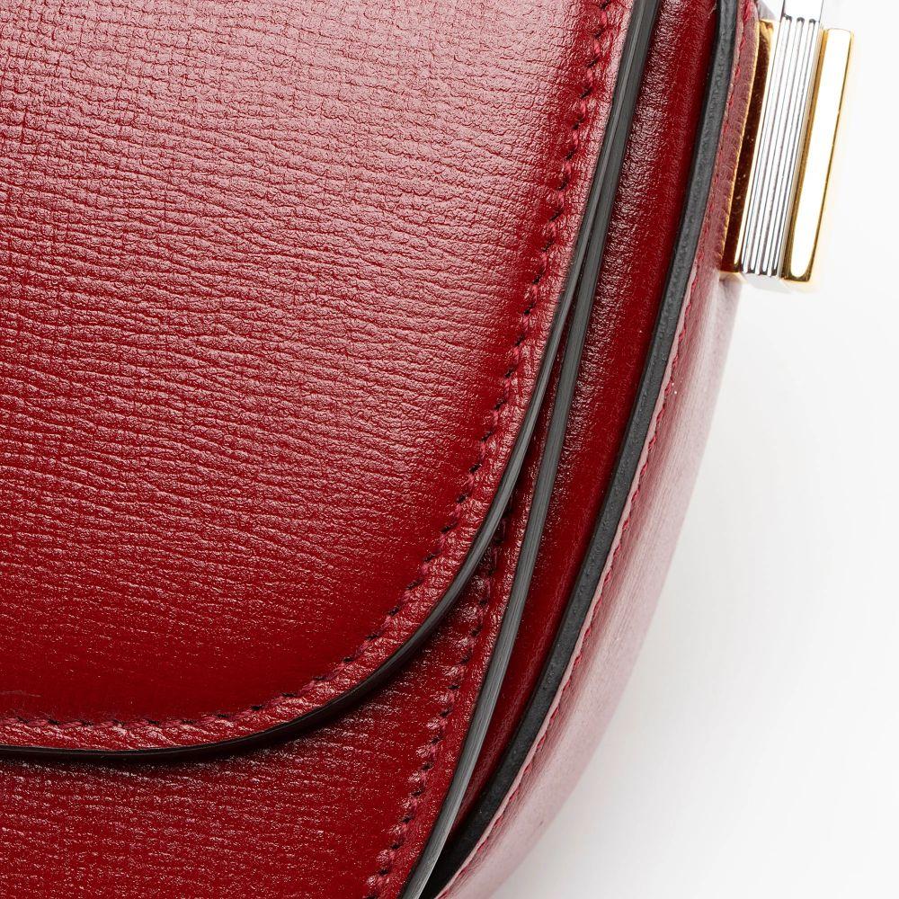 Gucci Leather Sylvie 1969 Mini Shoulder Bag - Leather - Red