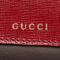 Gucci Leather Sylvie 1969 Mini Shoulder Bag - Leather - Red