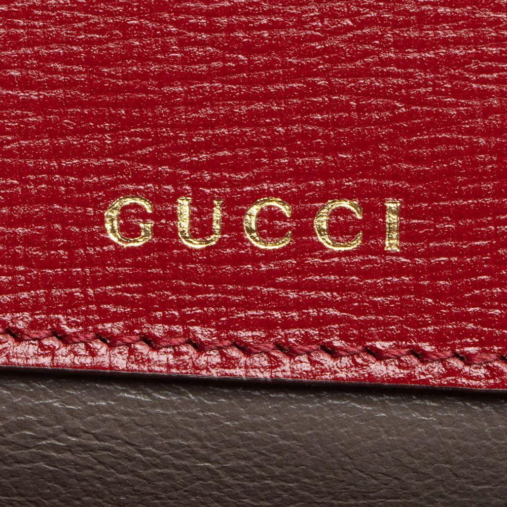 Gucci Leather Sylvie 1969 Mini Shoulder Bag - Leather - Red