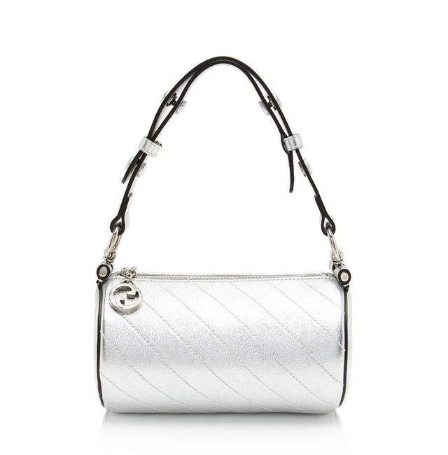 Gucci Metallic Calfskin Blondie Mini Barrel Bag