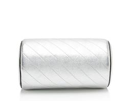 Gucci Metallic Calfskin Blondie Mini Barrel Bag - Calfskin - Silver