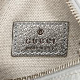 Gucci Metallic Calfskin Blondie Mini Barrel Bag - Calfskin - Silver