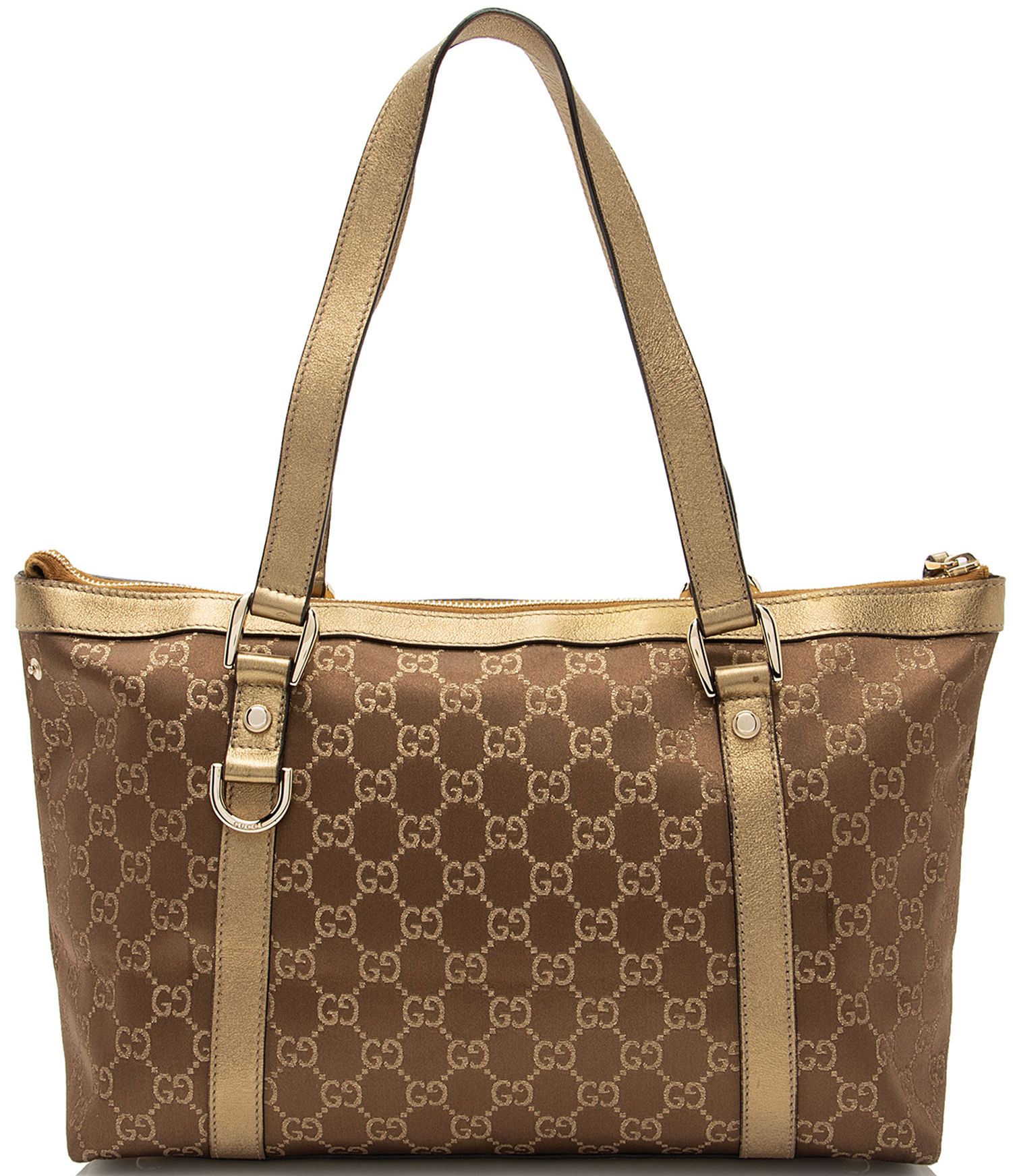 Gucci Metallic GG Canvas Abbey Medium Tote