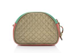 Gucci Metallic Leather Trapuntata Mini Bag - Metallic Leather - Green/Red