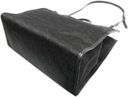 Gucci Nylon Canvas Leather Handbag Shoulder Bag - Nylon - Black