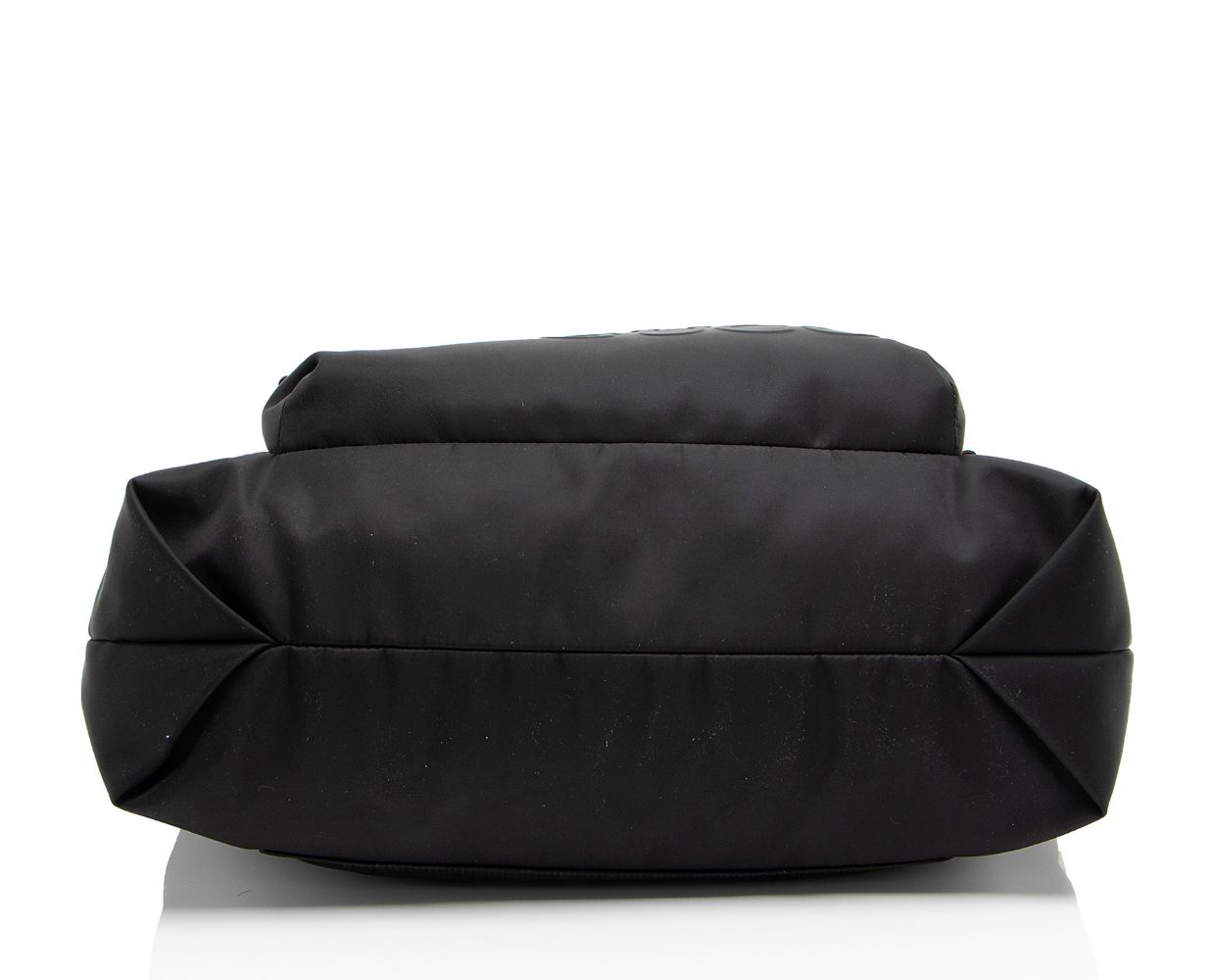 Gucci Nylon Embossed Web Large Tote - Nylon - Black