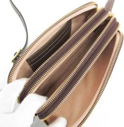 Gucci Ophidia Leather GG Supreme Shoulder Bag - Leather - Beige/Brown