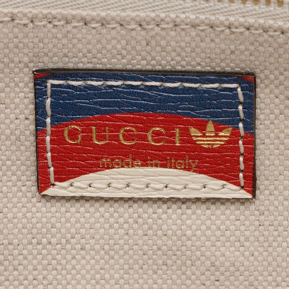 Gucci x Adidas G Horsebit 1955 Medium Shoulder Bag - Calfskin - Blue/Red/White