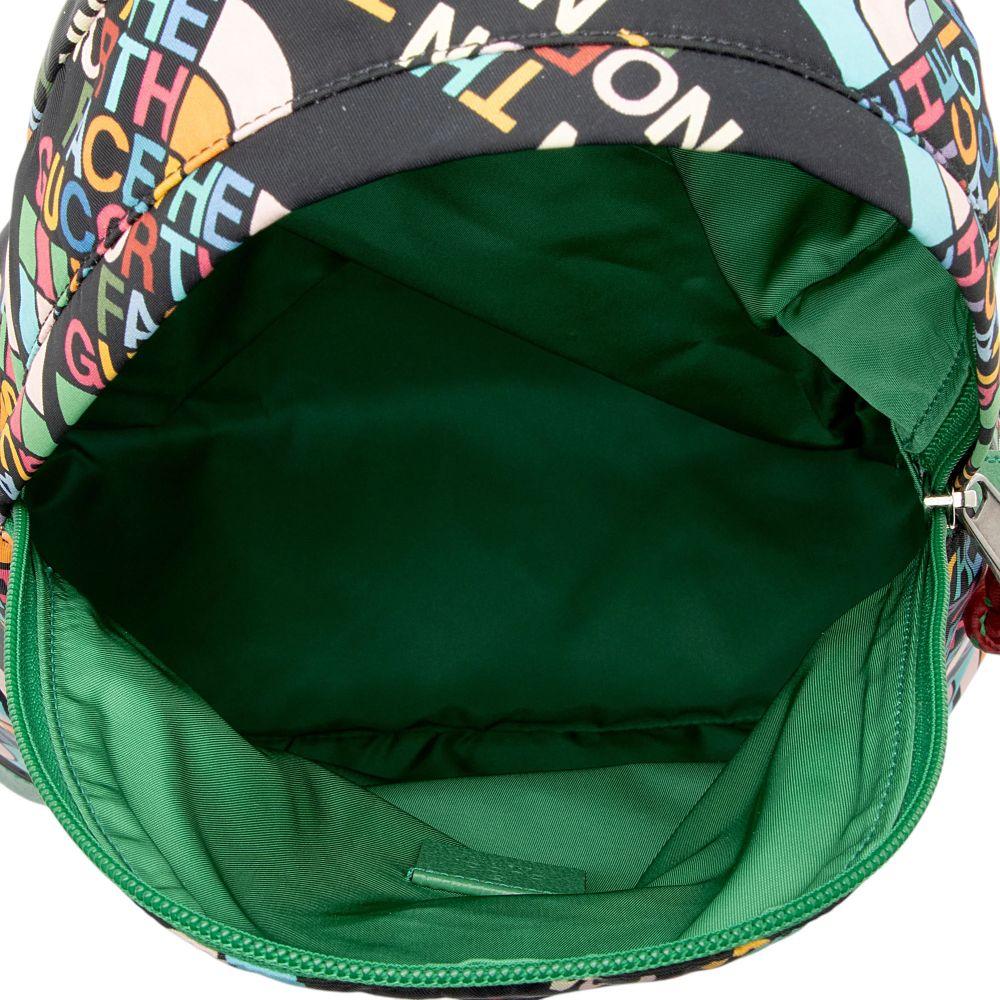 Gucci x North Face Econyl Logo Medium Backpack - Nylon - Black/Green/Multicolor