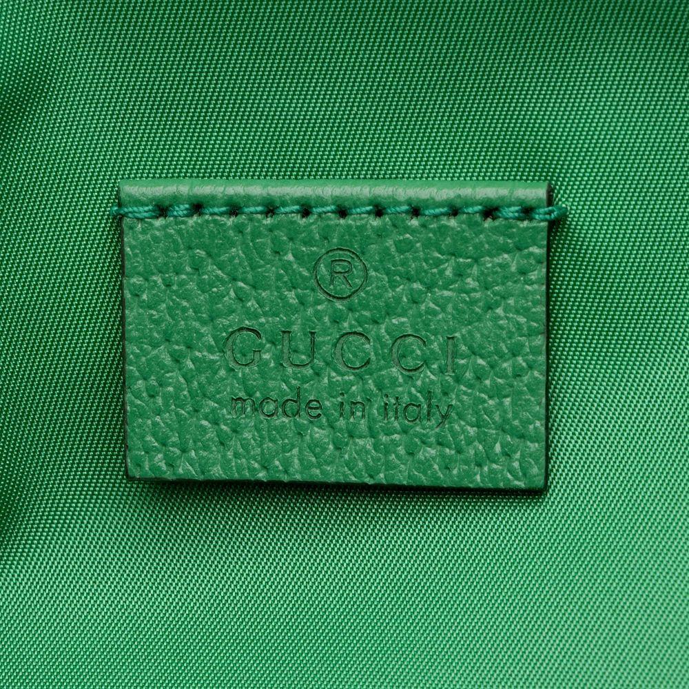 Gucci x North Face Econyl Logo Medium Backpack - Nylon - Black/Green/Multicolor