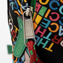 Gucci x North Face Econyl Logo Medium Backpack - Nylon - Black/Green/Multicolor