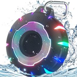 HEYSONG Waterproof Shower Bluetooth Speaker B18L - Black
