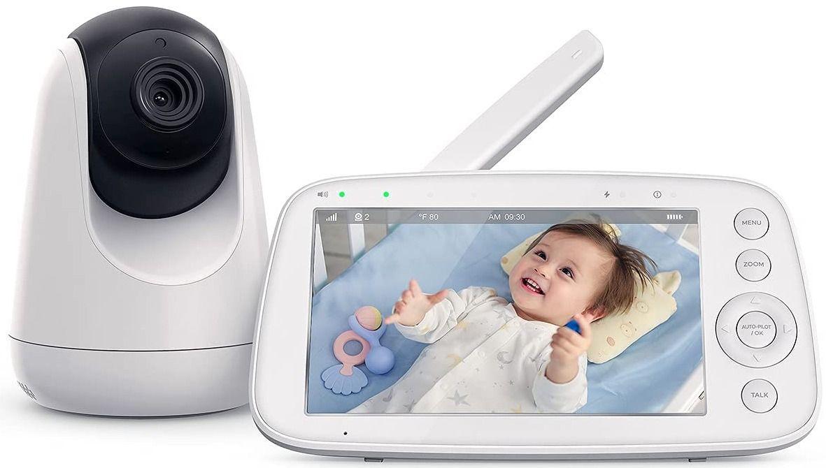 HiPP  5" 720P Video Baby Monitor (VA-IH006) - White - Excellent