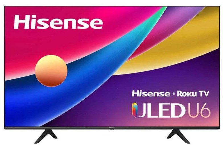 Hisense  4K ULED Roku TV 55" - Black - 55 Inch - Brand New