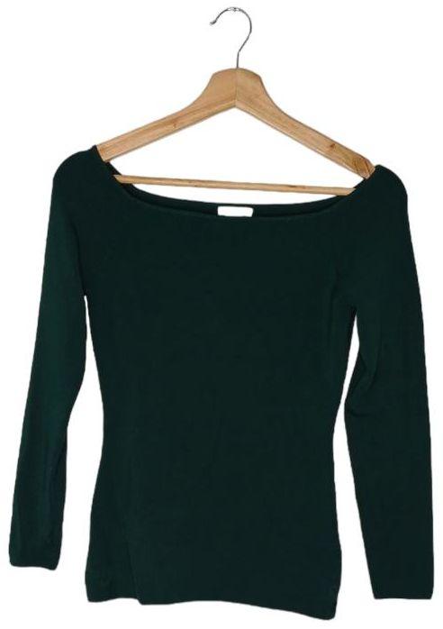 H&M Green Long Sleeve Blouse M