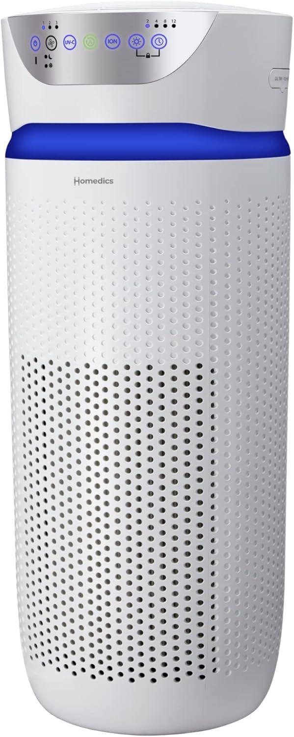 Homedics 5-in-1 UV-C Extra Large Air Purifier - White