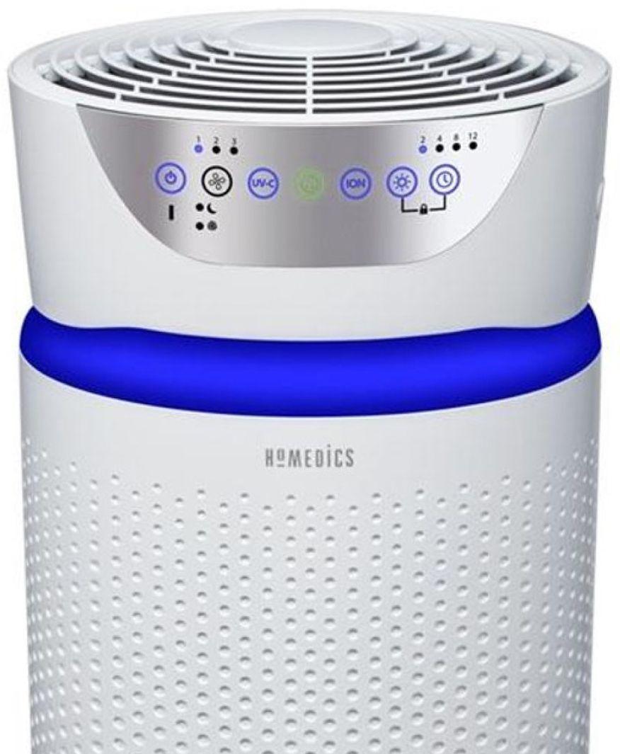 Homedics 5-in-1 UV-C Extra Large Air Purifier - White