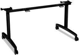 Hon Huddle Flip-Top Base For 24"D Table - Black