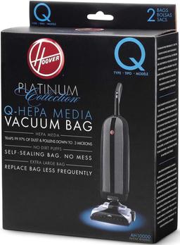 Hoover AH10000 Platinum Type-Q HEPA Vacuum Bag (2-Pack) - White