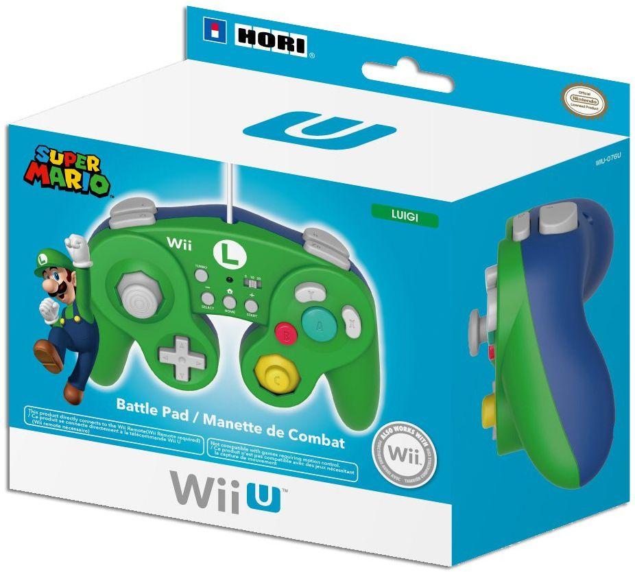 Hori Battle Pad for Nintendo Wii U - Luigi