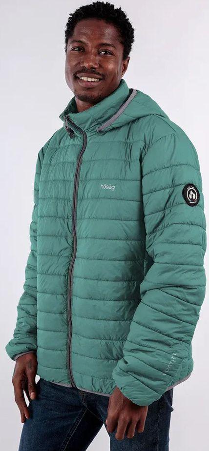 Hoseg Men's Alpafill 60 Hooded Puffer Jacket (M) - Dark Forest