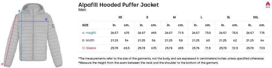 Hoseg Men's Alpafill 60 Hooded Puffer Jacket (M)