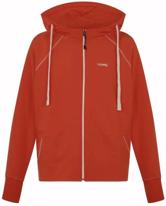 Hoseg  Men's Full Zip Hoodie (S) - Barberry - Brand New