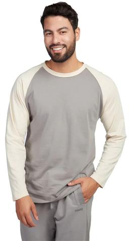 Hoseg Men's Long Sleeve T-Shirt (XL) - Greyhound & Artic Wolf