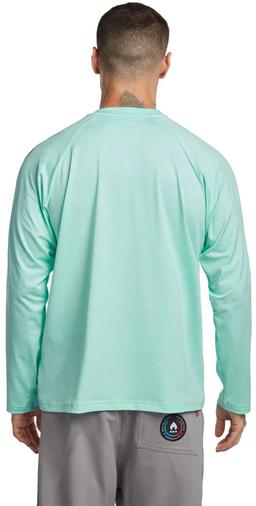 Hoseg Men's Polo Long Sleeve UV Shield (L) - Caribe
