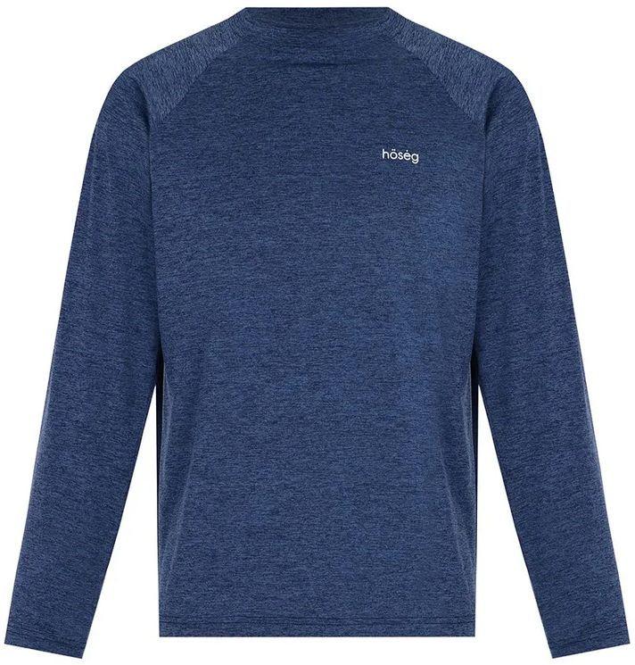 Hoseg  Men's Polo Long Sleeve UV Shield (L) - Pacifico - Brand New