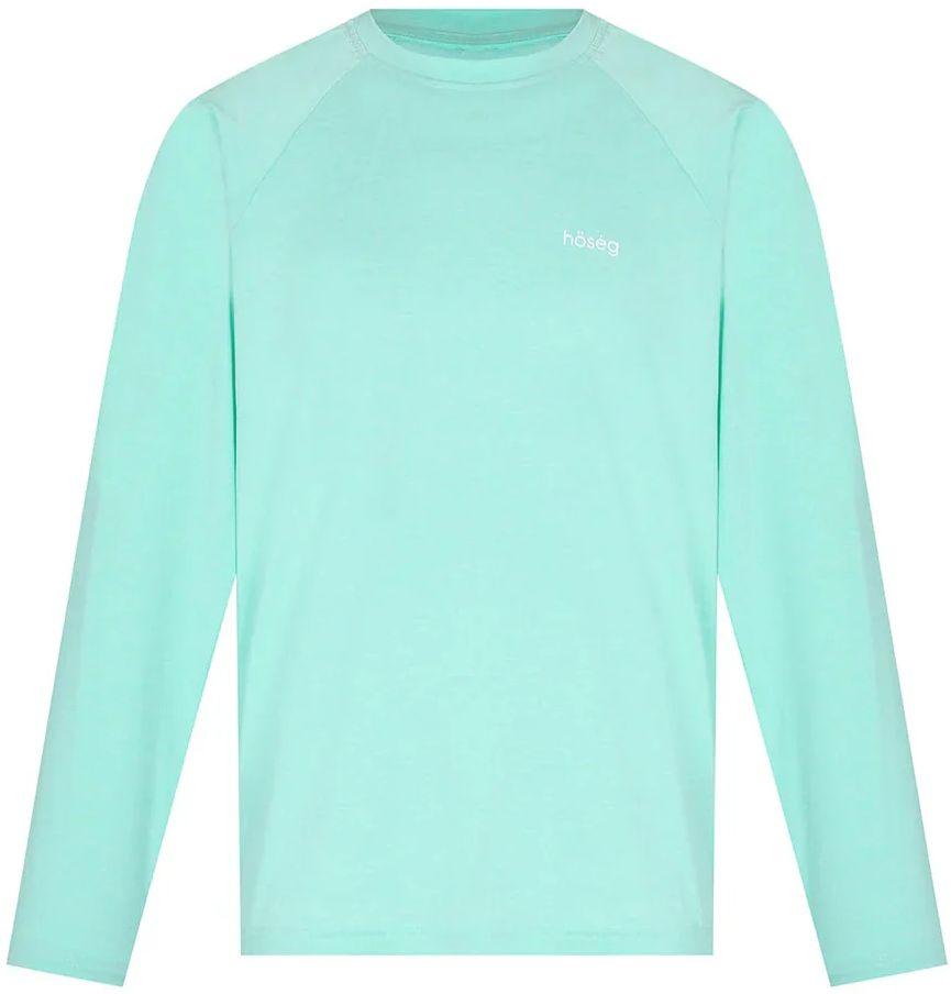 Hoseg  Men's Polo Long Sleeve UV Shield (M) - Caribe - Brand New