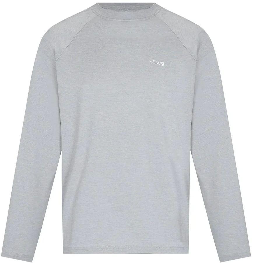 Hoseg  Men's Polo Long Sleeve UV Shield (M) - Moonstone - Brand New