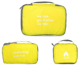 Hoseg Suitcase Organizer Set - Goldenberry