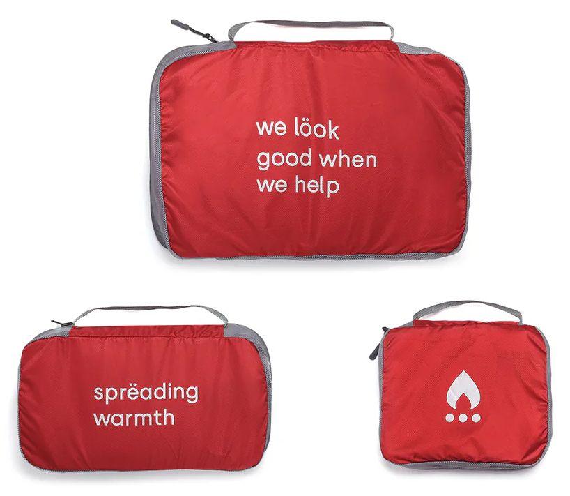 Hoseg  Suitcase Organizer Set - Rasberry - Brand New