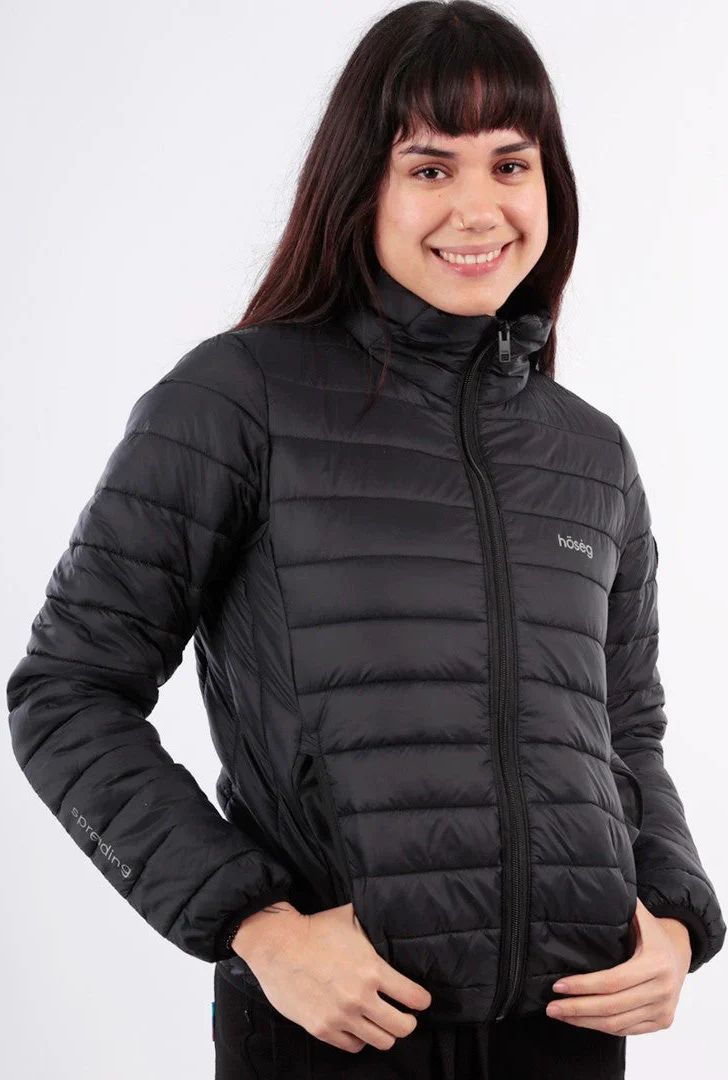 Hoseg Women's Alpafill 60 Hooded Puffer Jacket (M) - Phantom