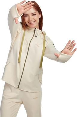 Hoseg Women's Full Zip Hoodie (M) - Artic Wolf