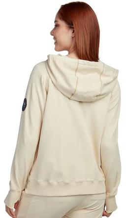 Hoseg Women's Full Zip Hoodie (M) - Artic Wolf