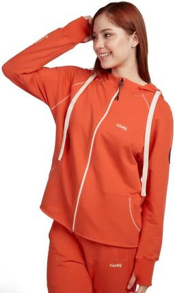 Hoseg Women's Full Zip Hoodie (M) - Barberry