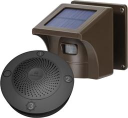 Hosmart 1/2 Mile 4-Zone Solar Driveway Alarm Kit - Brown