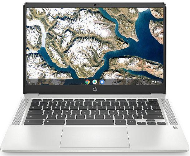 HP 14a-na0200nr Chromebook 14" Intel Celeron N4120 1.1GHz in Mineral Silver