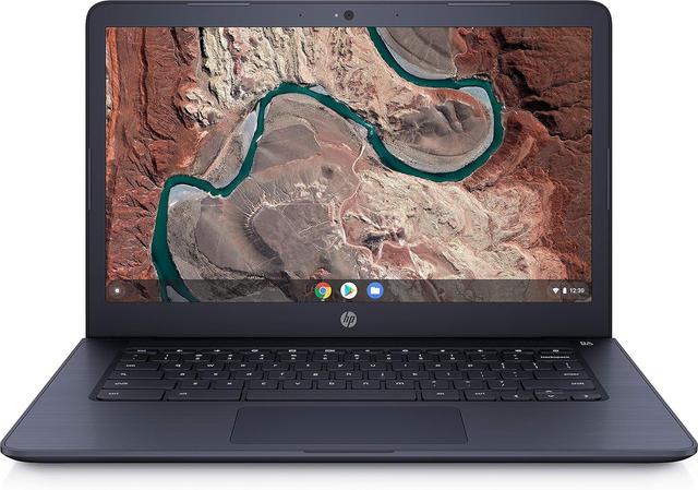 HP 14-DB0080NR Chromebook Laptop 14" AMD A4-9120C 1.6GHz in Ink Blue in Excellent condition