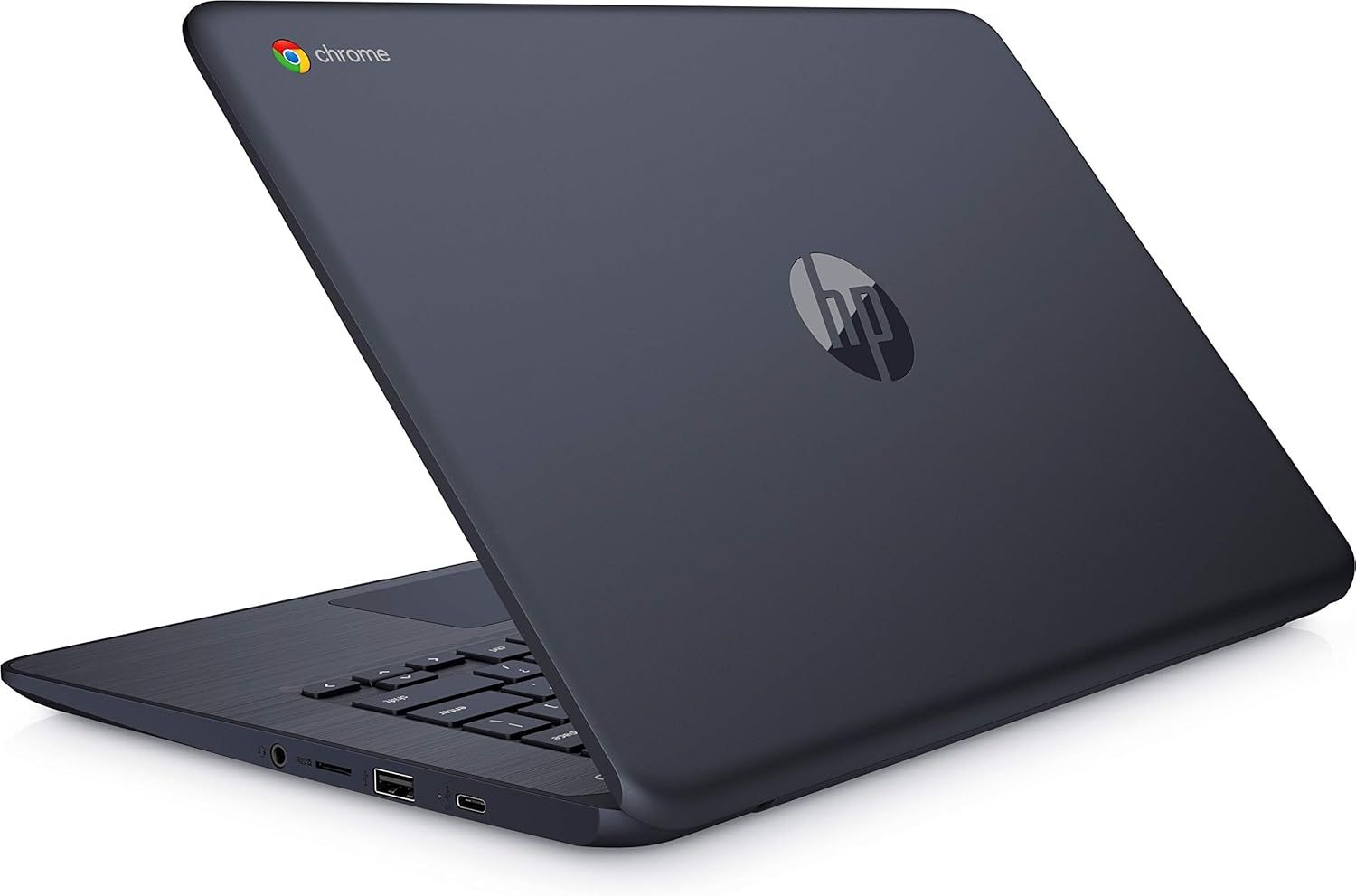 HP 14-DB0080NR Chromebook Laptop 14" - Ink Blue - AMD A4-9120C 1.6GHz - 4GB RAM - 32GB