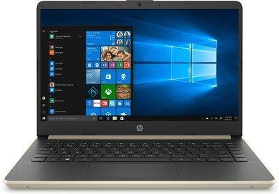HP 14-dq0011dx Notebook Laptop 14" - Pale Gold - Intel Core i3-8145U 2.1GHz - 8GB RAM - 128GB