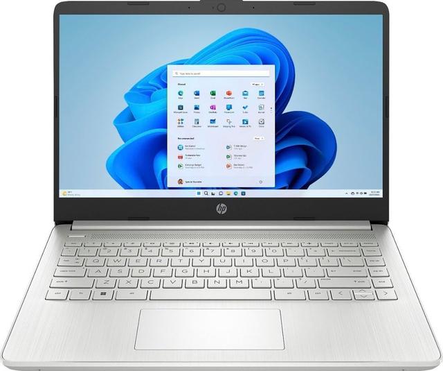 HP 14-dq0760dx Laptop 14" Intel Celeron N4120 1.1GHz in Natural Silver in Acceptable condition