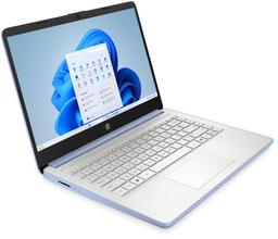 HP 14-dq6012dx Laptop 14" - Sky Blue - Intel Processor N150 0.8GHz - 4GB RAM - 128GB