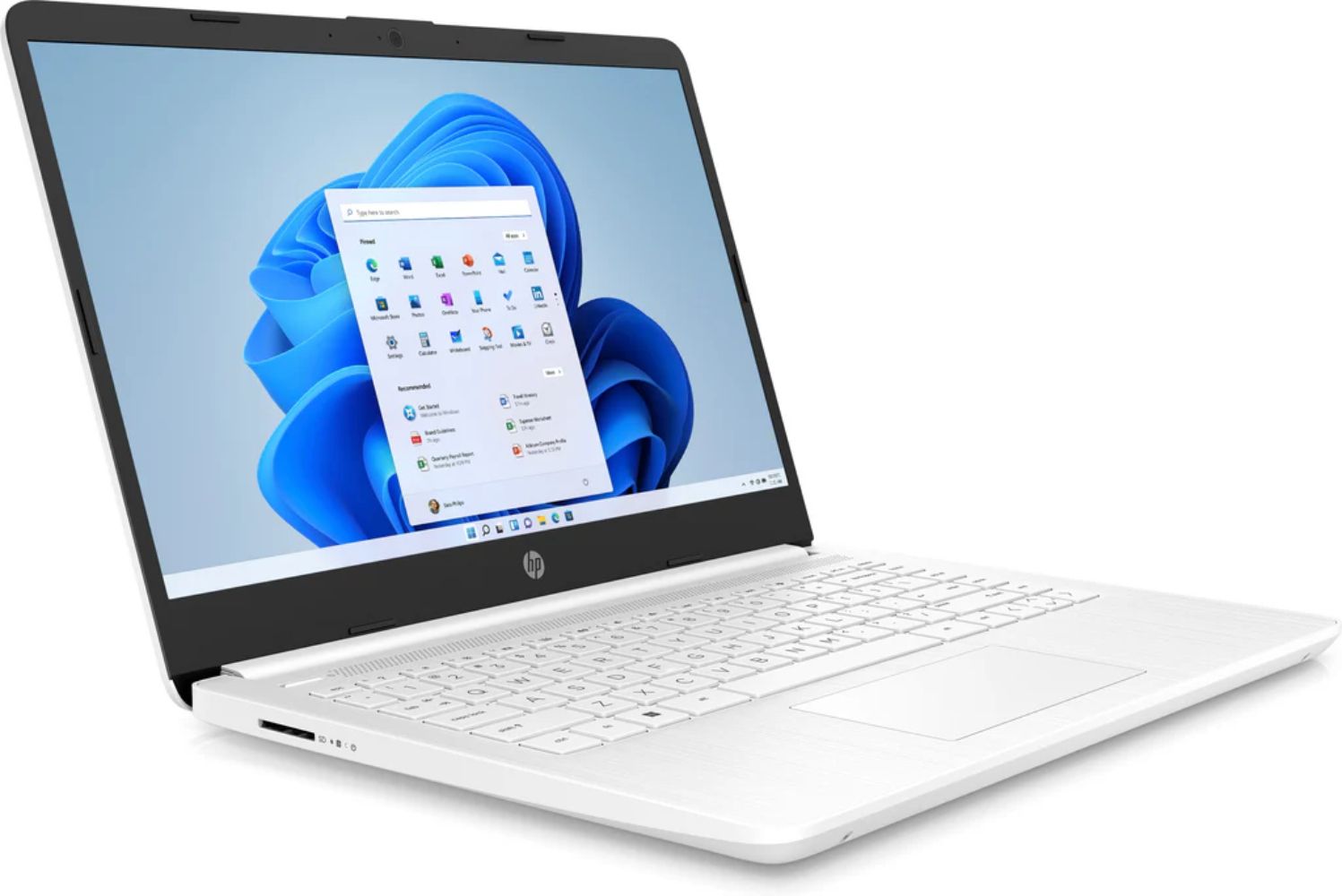 HP 14-dq6102ds Laptop 14" - Snow White - Intel Processor N150 0.8GHz - 4GB RAM - 128GB