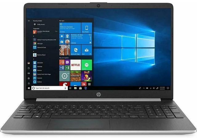 HP 15-dw0023cl Laptop 15.6" Intel Core i3-8145U 2.10GHz in Silver in Acceptable condition