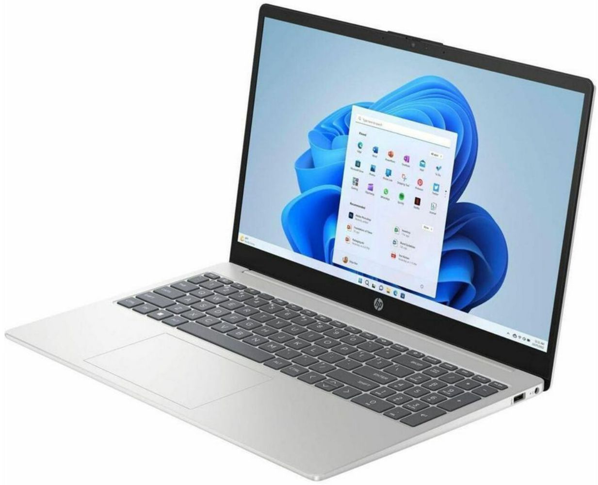HP 15-fd0007ca Laptop 15.6" - Natural Silver - Intel Core i3-1315U 1.2GHz - 16GB RAM - 512GB