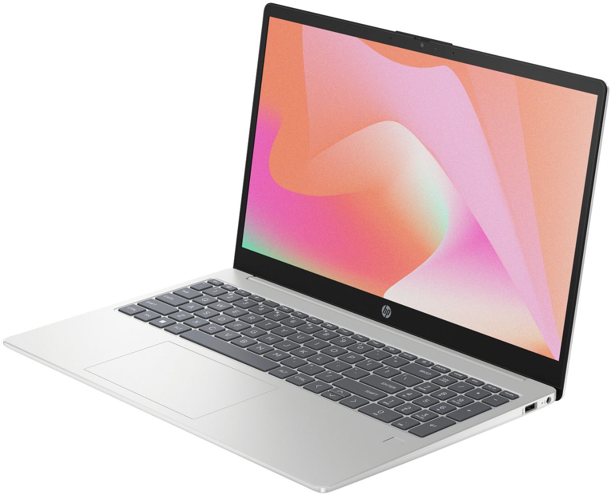 HP 15-fd0067nr Laptop 15.6" - Natural Silver - Intel Core i5-1334U 3.4GHz - 8GB RAM - 256GB