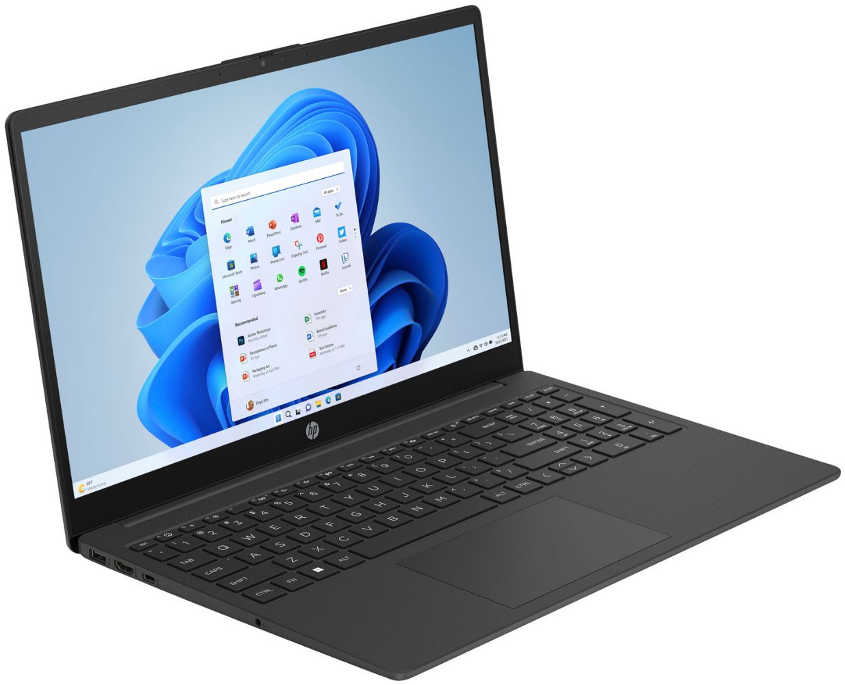 HP 15-fd0078ca Laptop 15.6" - Jet Black - Intel Core i3-N305 1.8GHz - 8GB RAM - 512GB